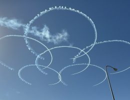小牧基地航空祭　予行飛行